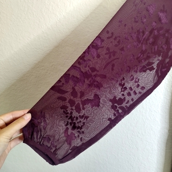 Sundance embroidered embellished drawstring long sleeve blouse sz Xs - Picture 4 of 7